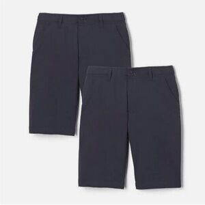 Boys Navy Shorts 2 pair School Uniform Casual Size 14